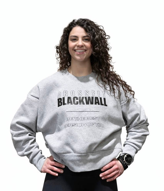 Felpa Girocollo Donna Crop - Collezione 2026